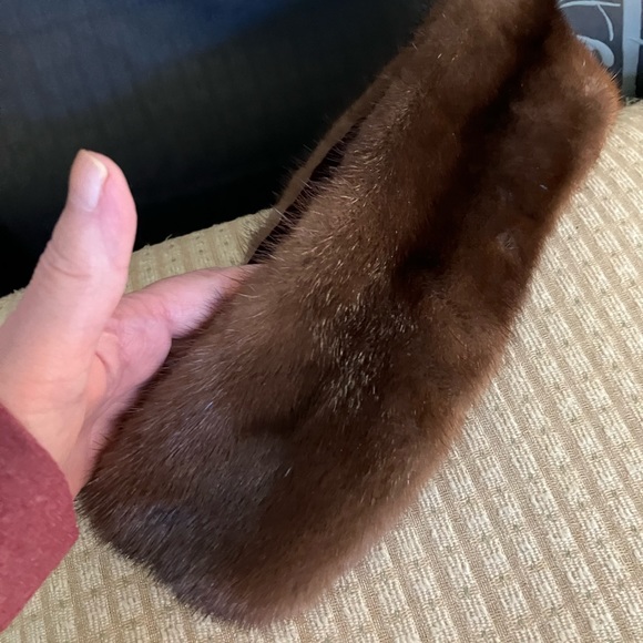 EUC GENUINE MINK HEAD BAND -vELVET LINED - Picture 6 of 8